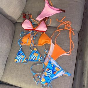 7 pairs of bikinis